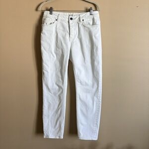 Prana Women Buxton Jean Womens 28 Natural White Slim Boyfriend 1961551